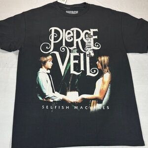 PIERCE THE VEIL SELFISH MACHINES NWT BLACK T SHIRT